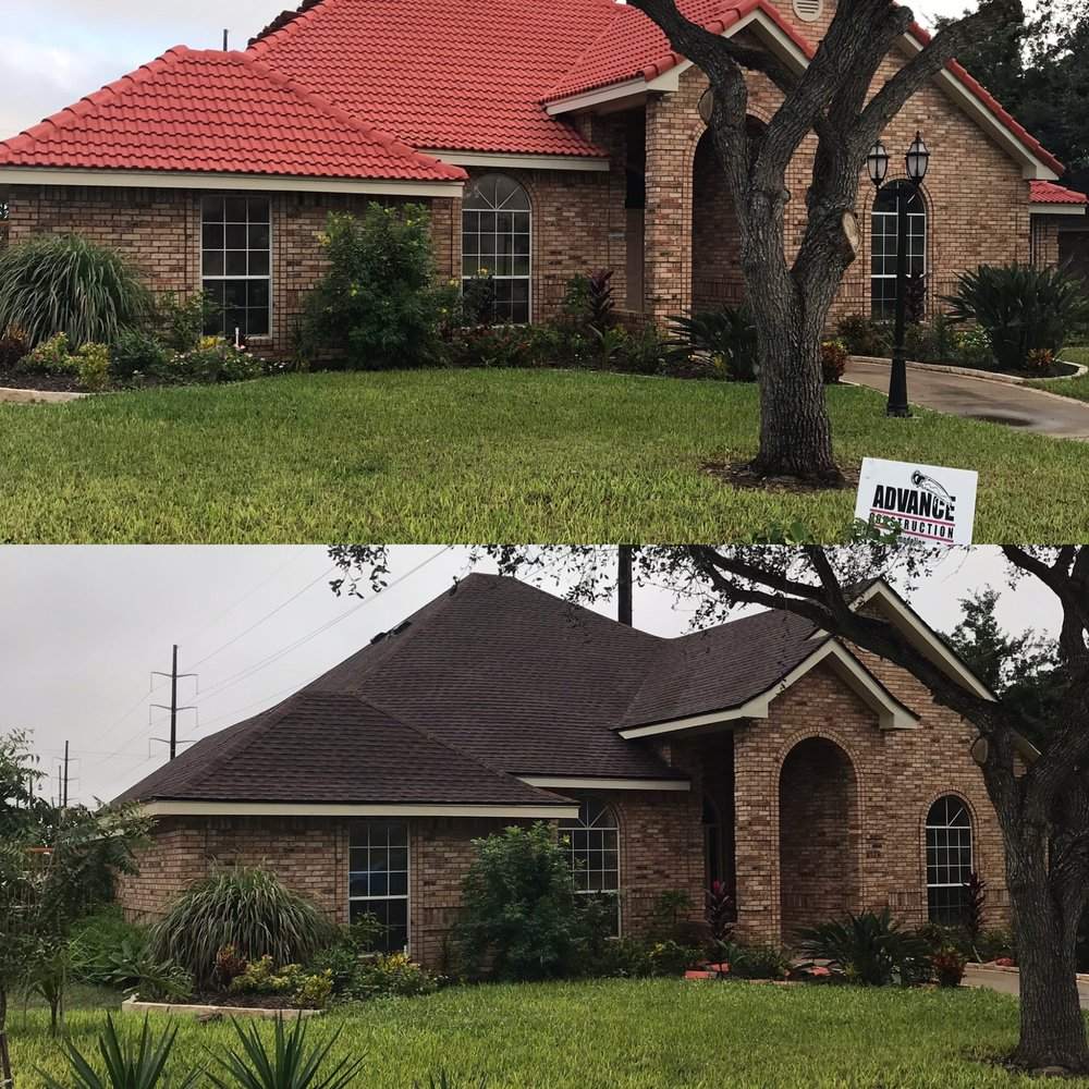 Completed roofing project