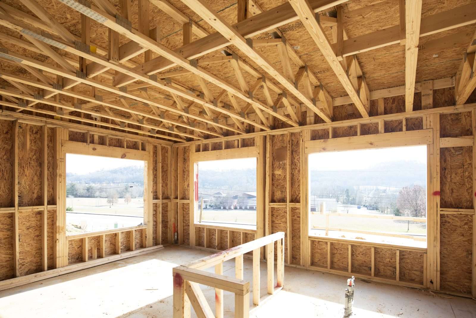 New home under construction